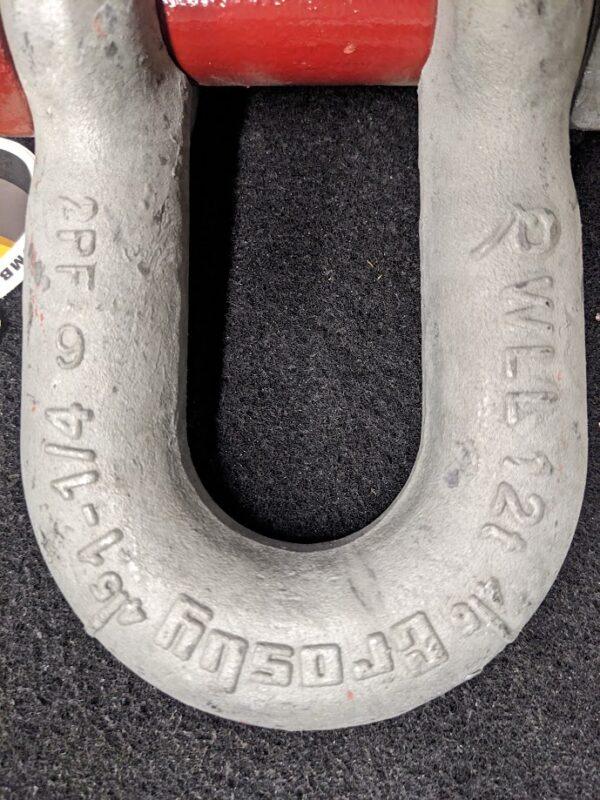 12T Crosby Bolt Type Chain Steel Shackle - Image 6
